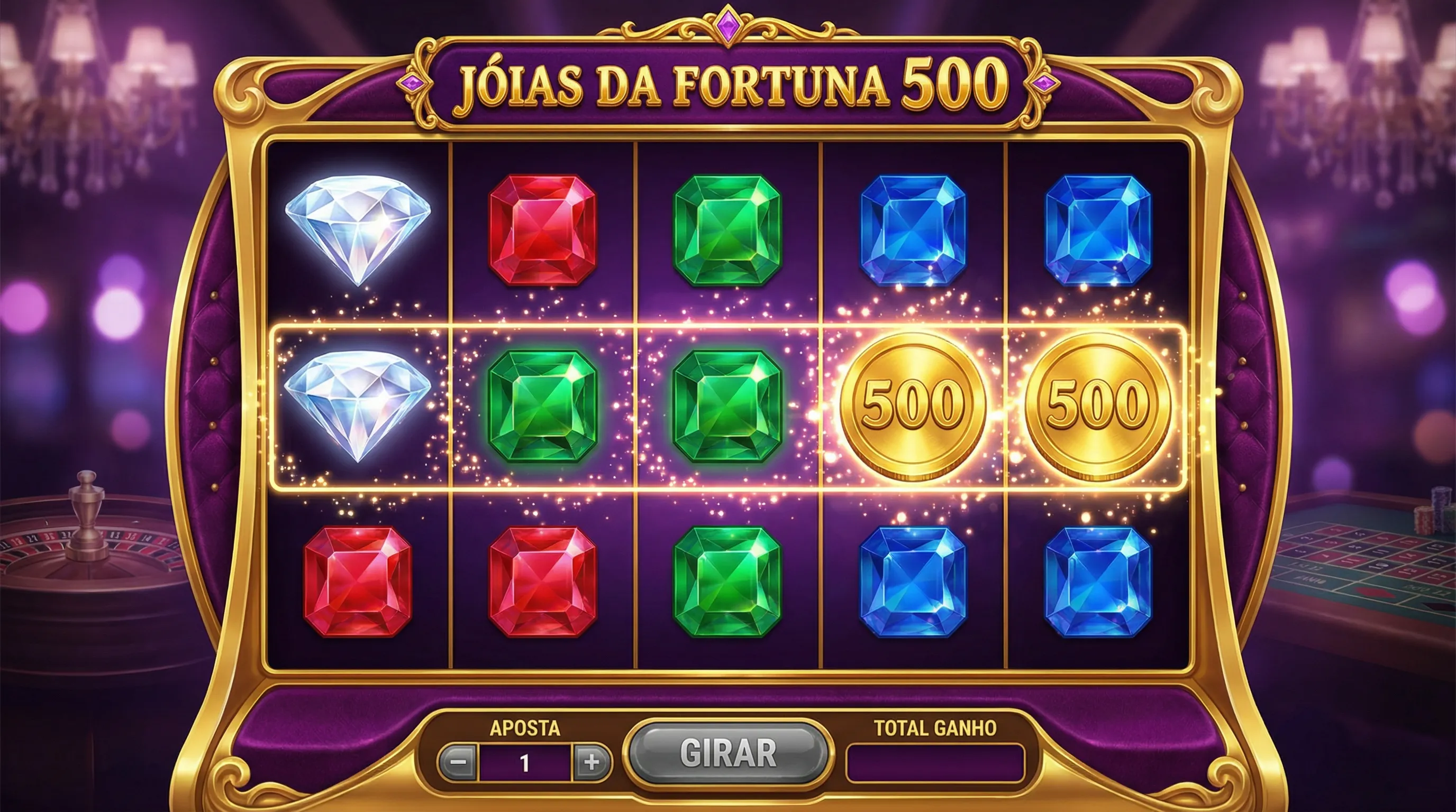 Jóias da Fortuna 500 - Caça-Níqueis Exclusivo aaabet